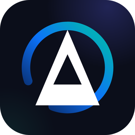 AFOLAOLA favicon: white triangle mark on a navy rounded tile